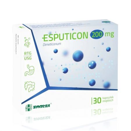 Esputicon 200 mg 30 kapsułek