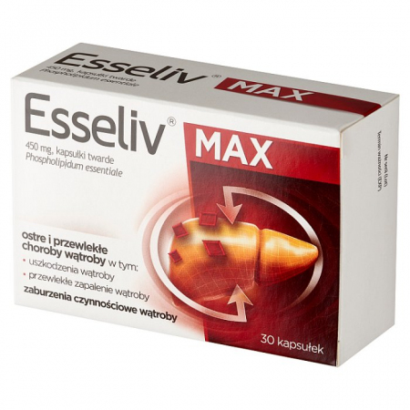 Esseliv Max 450 mg 30 kapsułek