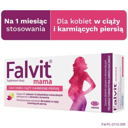 Falvit MAMA 30 tabletek powlekanych