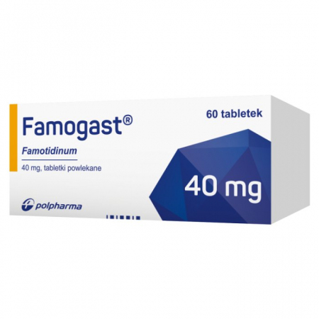 Famogast 40 mg 60 tabletek powlekanych