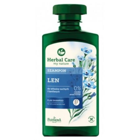 FARMONA Herbal Care Szampon do włosów suchych i łamliwych Len 330 ml