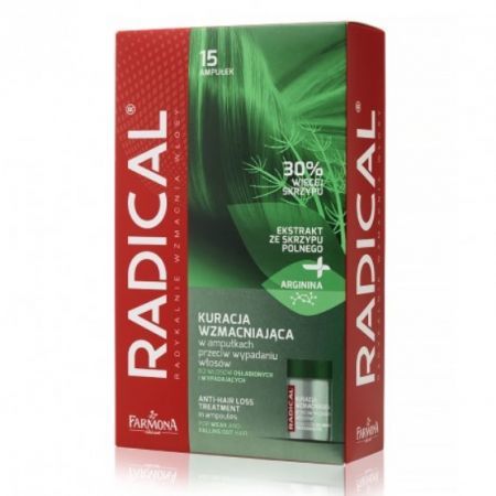 FARMONA RADICAL Kuracja wzmacniająca w ampułkach przeciw wypadaniu włosów 15x 5ml