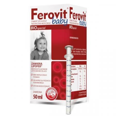 Ferovit Bio Special Baby zawiesina 50 ml