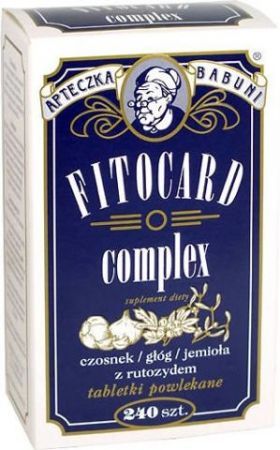Fitocard complex 240 tabletek powlekanych