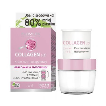 FLOS-LEK COLLAGEN Up Krem nutri-kolagenowy (zestaw) 50 ml