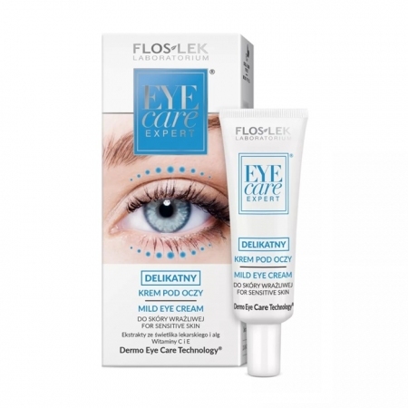 FLOS-LEK EYE CARE EXPERT Delikatny krem pod oczy do skóry wrażliwej 30 ml