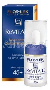 FLOS-LEK REVITA C Koncentrat witaminowy pod oczy, na szyję  i dekolt 45+
