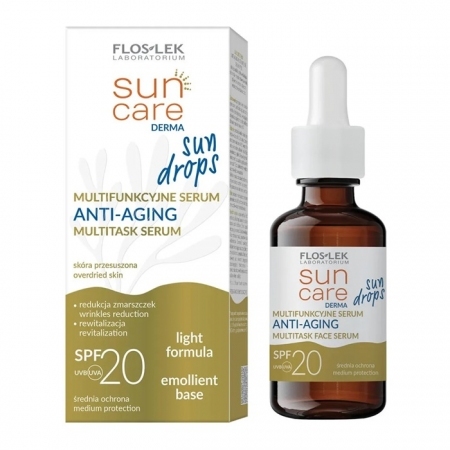 Flos-Lek Sun Care Derma Serum anti-aging SPF 20 Sun Drops, 30 ml