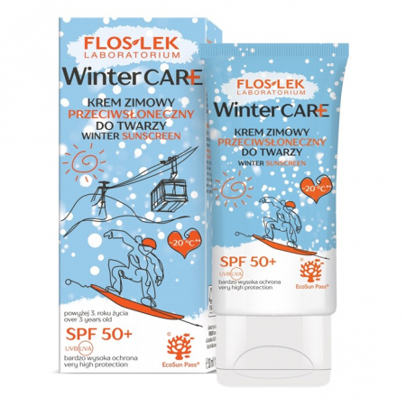 Flos-Lek Winter Care krem zimowy przeciwsłoneczny z filtrem SPF50+, 50 ml