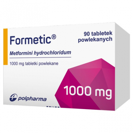 Formetic 1000 mg, 90 tabletek powlekanych