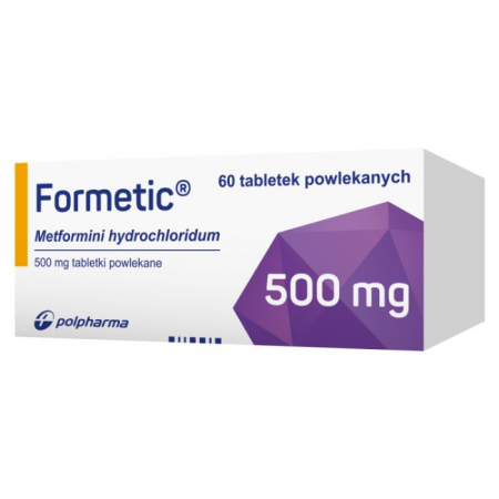 Formetic 500 mg 60 tabletek powlekanych