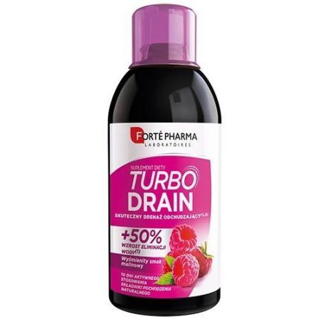 Forte Pharma Turbo Drain płyn o smaku malinowym 500 ml