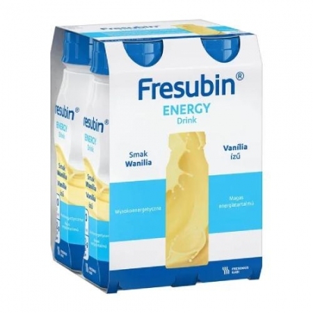 Fresubin Energy Drink o smaku waniliowym, 4 x 200 ml