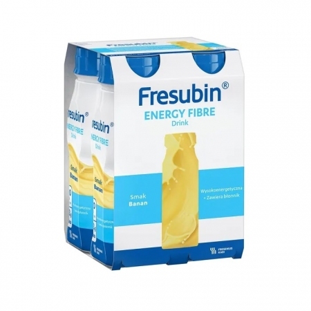 Fresubin Energy Fibre Drink preparat odżywczy o smaku bananowym, 4 x 200 ml