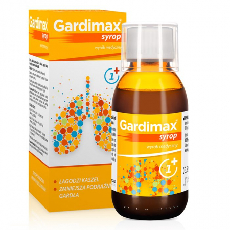 Gardimax syrop prawoślazowy z miodem na kaszel i gardło, 100 ml