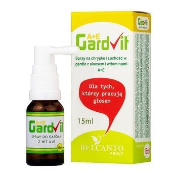 Gardvit A+E spray do gardła 15 ml