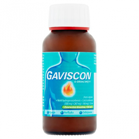 Gaviscon zawiesina (smak mięty) 150 ml