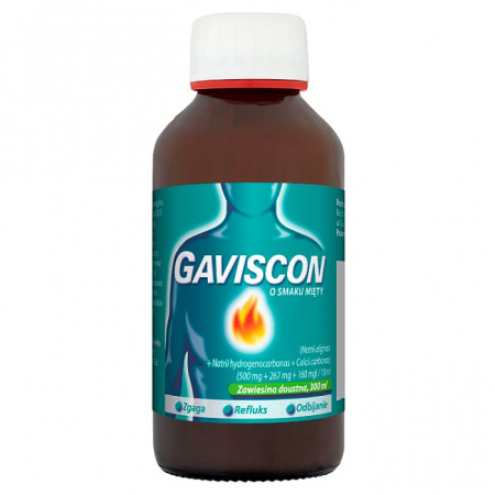GAVISCON ZAWIESINA (SMAK MIĘTY) 300 ml