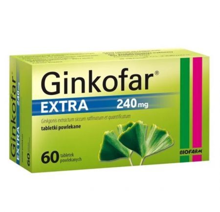 Ginkofar Extra 240 mg 60 tabletek