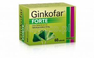 Ginkofar forte 80 mg 60 tabletek / Poprawa pamięci