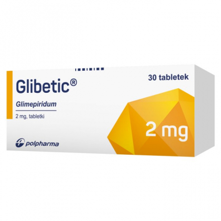 Glibetic 2mg, 30 tabletek