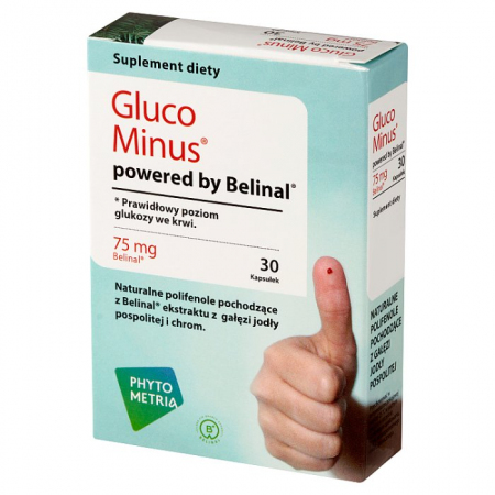 Gluko Minus powered by Belinal kapsułki, 30 szt.