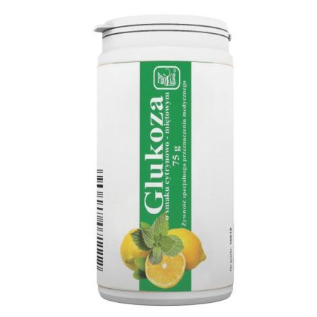 Glukoza (cytrynowo-miętowa) 75 g