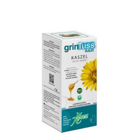 GrinTuss Adult syrop na kaszel suchy i mokry dla dorosłych, 128 g