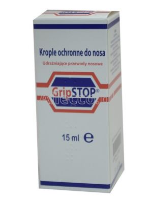 GripStop krople ochronne do nosa 15 ml