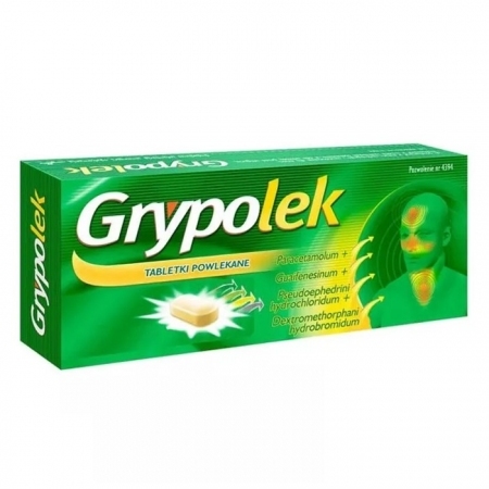 Grypolek, 24 tabletki powlekane