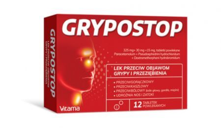 Grypostop 12 tabletek
