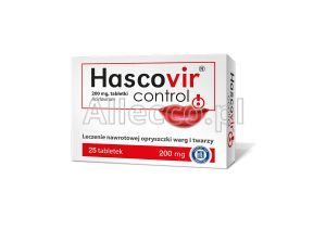 Hascovir Control 200 mg 25 tabletek / Opryszczka