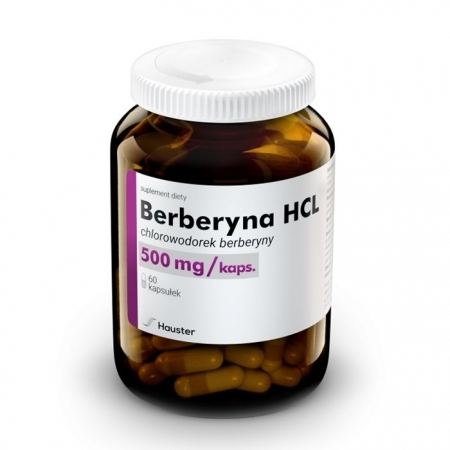 Hauster Berberyna 500 mg 60 kapsułek