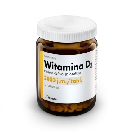 Hauster Witamina D3 2000 j.m. 120 tabletek