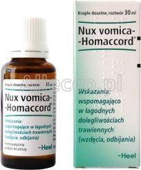 HEEL Nux Vomica Homaccord krople 30 ml / Zaburzenia trawienia