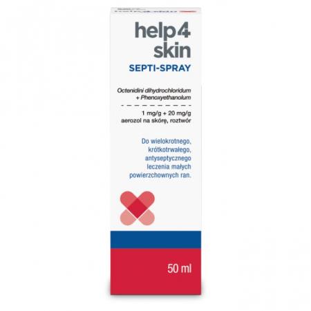 Help4skin Septi-Spray aerozol na skórę, 50 ml