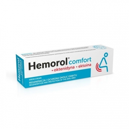 Hemorol Comfort krem kojący do okolic odbytu dla osób z hemoroidami, 35 g