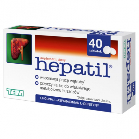 Hepatil 150 mg 40 tabletek / Wątroba