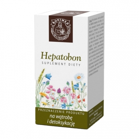 Hepatobon kapsułki ziołowe chroniące wątrobę i trzustkę, 30 szt.