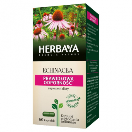 HERBAYA Echinacea - prawidłwa odporność 60 kapsułek