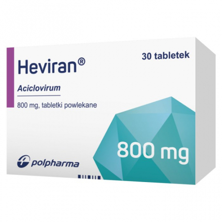 Heviran 800mg, 30 tabletek powlekanych