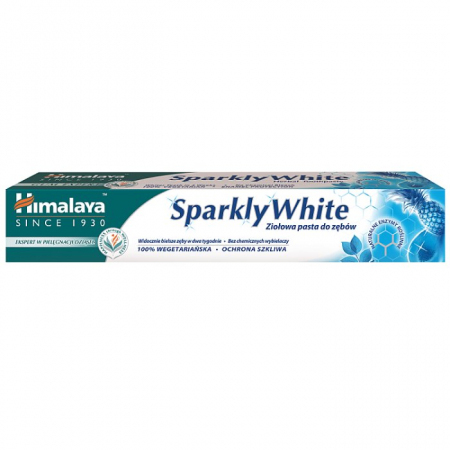 HIMALAYA herbals sparkly white Pasta do zębów wybielająca 75 ml