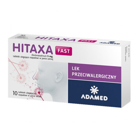 Hitaxa Fast 5 mg 10 tabletek rozpuszczalnych w jamie ustnej