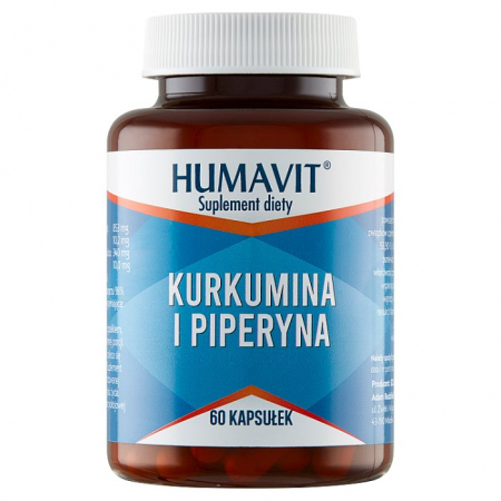 Humavit Kurkumina i Piperyna 60 kapsułek