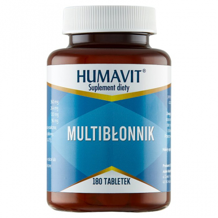 Humavit Multi Błonnik 180 tabletek / Odchudzanie