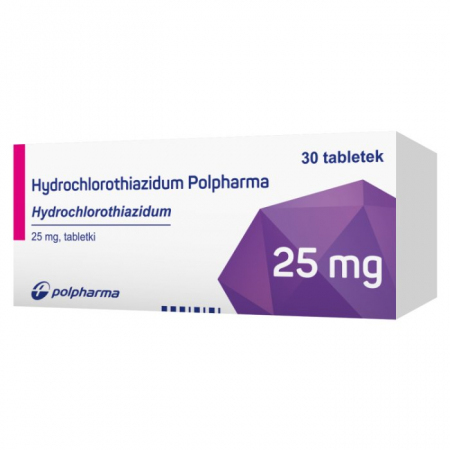 Hydrochlorothiazidum 25 mg 30 tabletek