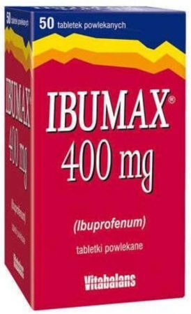 Ibumax 400mg 50 tabletek