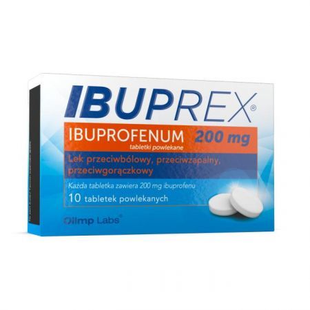 Ibuprex 200 mg 10 tabletek powlekanych