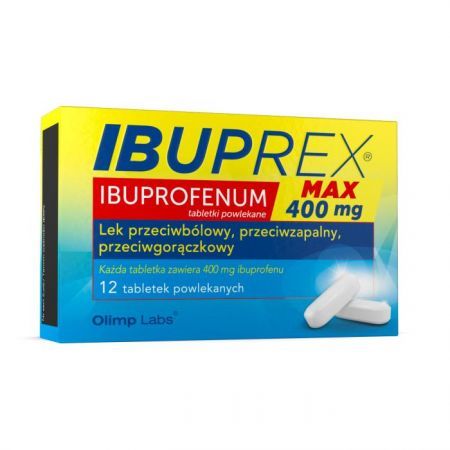 Ibuprex MAX 400 mg 12 tabletek powlekanych