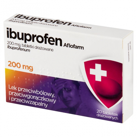 Ibuprofen 200 mg 20 tabletek drażowanych